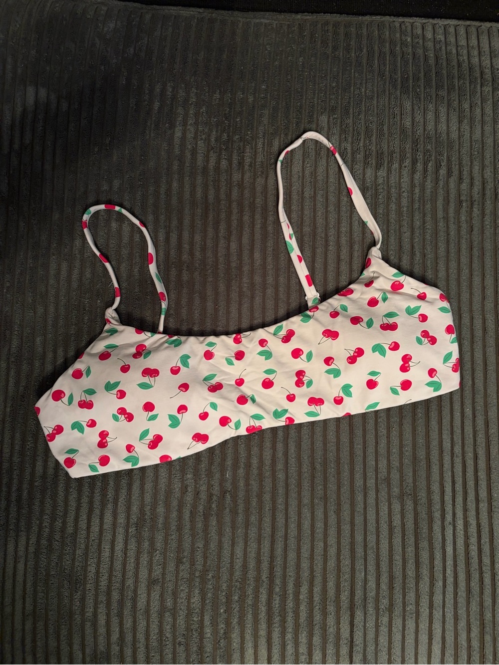 Women's Cherry Print Bikini Top